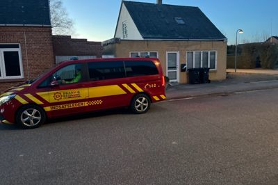 Brandfolkene måtte en tur til en skorstensbrand på Agerskovvej i Hammerum.