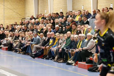 Hal A var fyldt op med 534 tilskuere, da Ikast Håndbold for en aften havde flyttet hjemmekampen mod Horsens til Brande-Hallerne.