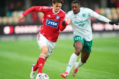 20-årige Alexander Priesborg Madsen spillede hele kampen mod Viborg i sin superligadebut.