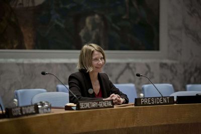 Mona Juul under sin tid som Norges FN-ambassadør i New York. (Arkivfoto).