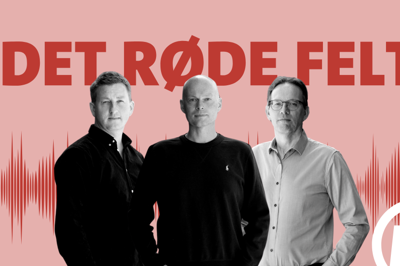 Michael Helligsø, Mathias Hove Andersen og Peter A. Sørensen udgør det faste panel i Det Røde Felt.