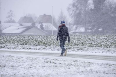 I de sydlige egne ventes at falde mellem 5 og 15 centimeter sne - lokalt op til 20 centimeter. På Bornholm ventes der at falde op til 25 centimeter.(Arkivfoto).
