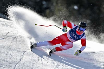 Franjo von Allmen var flyvende på pisten i Bormio.