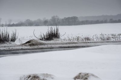 Mandagen kan byde på snefygning i Jylland, på Fyn og Bornholm, lyder varslet fra DMI.