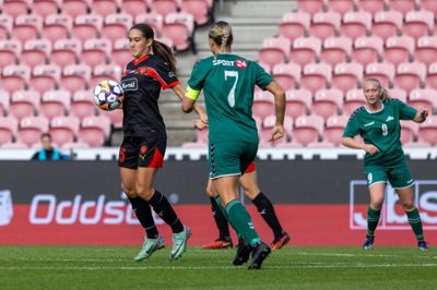 Midtbaneprofilen Ida-Sofie Rathe scorede forårets første mål for FCM-kvinderne. Billedet her er dog fra en tidligere kamp.