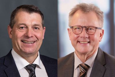 Ib Lauritsen (t.v.) og Anders G. Christensen.