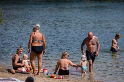 Det blev en dyr fornøjelse at tage på stranden for en lokal mand. Billedet her er fra en anden lejlighed.