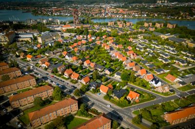 Der er procentvis markant færre huse til under én million kroner i Silkeborg Kommune end hvis du bevæger der bare nogle få kilometer nordpå.