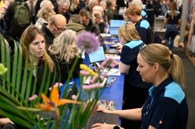 Bravo Turs havde masser af rejseglade kunder forbi deres stand på førstedagen af »Ferie for alle«-messen.
