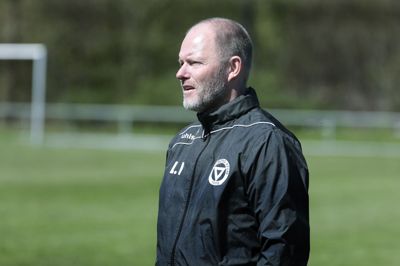 Lars Dahl var imponeret over sit KFUM-mandskab, der efter en svær tid vandt med hele 6-1 over Ringkøbing.