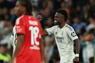 Vinicius Junior scorede det afgørende mål for Real Madrid, der sendte Benfica ud af Champions League.