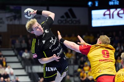 Lasse Sunde Lid lavede mange gode ting i offensiven, men der sneg sig også nogle dyrebare fejl og brændte skud ind i nordmandens spil.