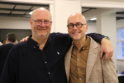 Taler på dagen var Lars Stentoft og Polle, Poul Erik Østergaard, som var med til at runde Fortælledagene af på værdig vis.
