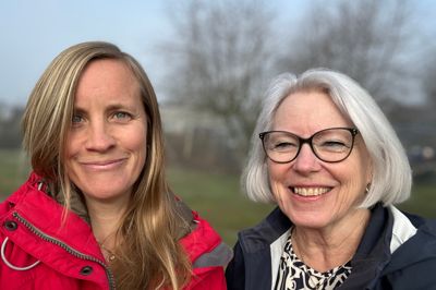 Eva Borchorst Mejnertz (t.v.) og Annette Roed.