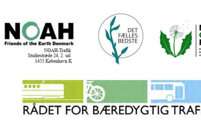Organisationerne NOAH, Rådet for Bæredygtig Trafik, Det Fælles Bedste og Netværket Grøn Fremtid står bag en fælles udtalelse op til folketingsvalget.