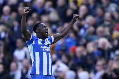Danny Welbeck blev Brightons store helt lørdag mod Liverpool.