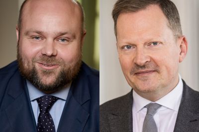 Morten E.G. Brautsch (t.v.) og Jesper Beinov.