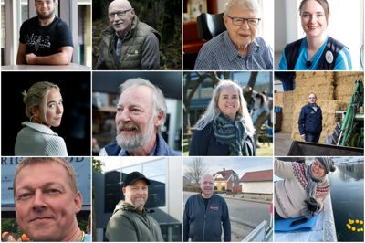 12 borgere fra lokalområdet har de seneste uger medvirket i serien »Dagens vælger«.