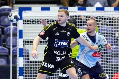 Thor Christensen glæder sig til at møde Aalborg onsdag aften i en fyldt Jysk Arena. Men han behøver ikke rende ind i dem i slutspillet.