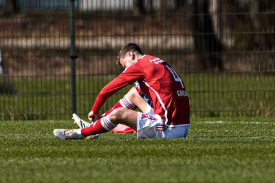 Pedro Ganchas blev skadet i tirsdagens testkamp i Herning.