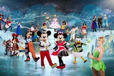 Der bliver reklameret for »banebrydende teknologi og imponerende præstationer på isen«, når Disney On Ice indtager Jyske Bank Boxen.