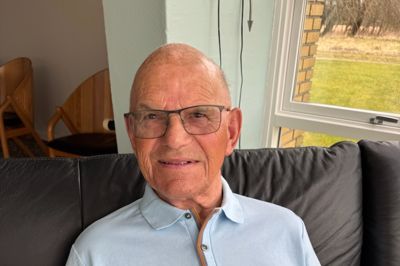 Tidligere slagtermester N.O. Pedersen fylder 90 år 16. april 2026