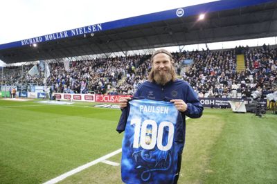 Bjørn Paulsen rundede 100 kampe for OB i midten af marts, og forsvarsspilleren er oppe på 104. Efter denne sæson er det slut i OB, når kontrakten løber ud.