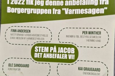 Jacob Bach Jensens flyer.
