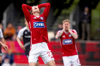 Silkeborg IF's William Kirk var blandt de bedste SIF'ere på Jysk Park.