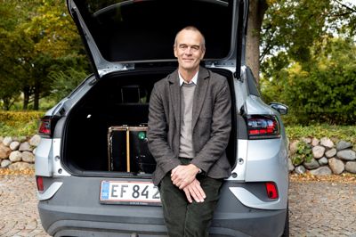 Esben Thusgård kørte Aarhus Stift tyndt i forbindelse med valgkampen. Nu skal han fortsætte med at bevæge sig rundt i hele stiftet som nyvalgt biskop.