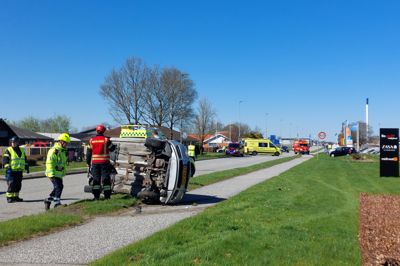 Tirsdag var en bil og en ambulance involveret i et uheld på Vesterholmvej.