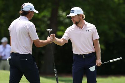 Jacob Skov Olesen og Rasmus Neergaard fik samarbejdet til at fungere godt ved sidste runde af parturneringen Zürich Classic of New Orleans.
