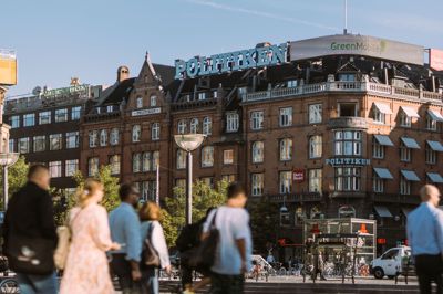 JP/Politikens Hus har adresse ved Rådhuspladsen i København.