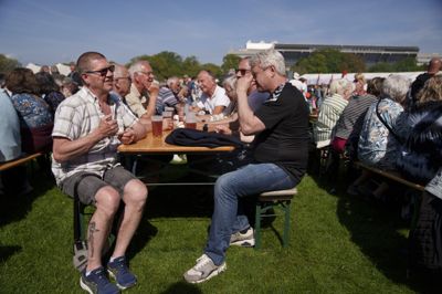 Sidste år var der også høj sol i Fælledparken i forbindelse med Arbejdernes Internationale Kampdag 1. maj.
