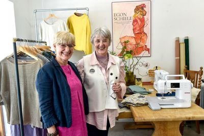 Dalia Christensen og Inge Kjærulff Torp er gået sammen om en ny dobbelt butiksoplevelse i Skive.