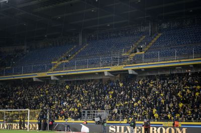 Den øvre del af Sydsiden på Brøndby Stadion er før blevet lukket for tilskuere.