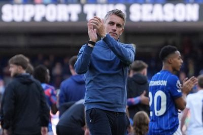 Cheftræner Kieran McKenna har ført Ipswich tilbage til Premier League.