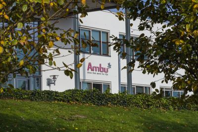 Selskabet Ambu har hovedkvarter i Ballerup.