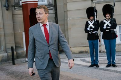 Morten Messerschmidt (DF) håber på, at Troels Lund Poulsen (V) bliver statsminister.