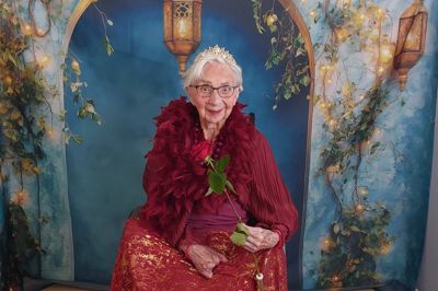 Birthe Marie Steffensen var dronning for en dag, da Vesterled Plejecenter holdt royal uge.