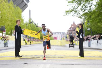 Tadesse Kassa var den hurtigste løber i årets Copenhagen Marathon.
