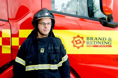 50-årige Jens Jansen har været brandmand i 19 år, og fra 1. juni er han leder af Brand & Redning Midtvests brandstation i Videbæk.