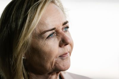 Mona Juul (K) ankommer til regeringsforhandlinger på Hotel Scandic Spectrum i København.