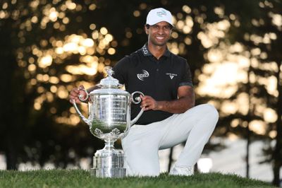 31-årige Aaron Rai blev søndag vinder af sin første majorturnering i Aronimink Golf Club i den amerikanske delstat Pennsylvania.