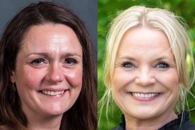 Søs Philipsen (t.v.) og Annette Øgaard.