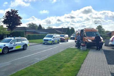 Her er vi på Søndertorp i Gjellerup.