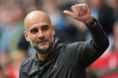 Pep Guardiola nåede ti år i spidsen for Manchester City.