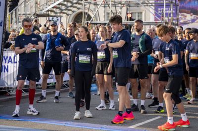 Igen i år tager kongen og flere andre medlemmer af kongefamilien løbeskoene på til Royal Run - denne gang sammen med mere end 100.000 danskere. Billedet stammer fra sidste års løb i København