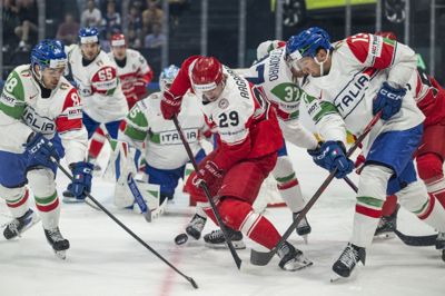Kampen mellem Danmark og Italien ved ishockey-VM blev en tæt affære.