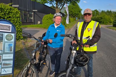 Gurli Hansen og Søren W. Sørensen cyklede tilsammen 91.409 kroner af de i alt 115.234 kroner ind til Y's Men's klubbernes årlige sponsorløb i Silkeborg